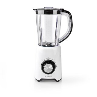 Standmixer | 800 W | 1.5 l | Plastik | 2 Geschindigkeitsstufen | Weiss/Schwarz