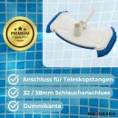 Premium Poolsauger Düse weiß Bodendüse Bodensauger Pooldüse I Reinigung Zubehör Pools Schwimmbecken