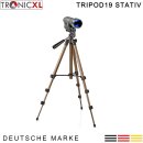 TRIPOD 19 Stativ für Fernglas Spektiv Baader QUNSE Nikon Aculon Northpoint MINOX Steiner Eschenbach Innislink Celestron Skymaster Olympus Bresser Wings Newton Vivid Huntington Besteker