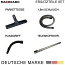 Bodendüse + Rohr + Handgriff + Staubsaugerschlauch kompatibel mit Miele C2 Complete C3 S8 S8340 S8430 SERIES 10563760 7863552 7863553 7863554 7863555 Staubsaugerdüse Düse Griffrohr