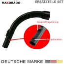 Bodendüse + Rohr + Handgriff + Staubsaugerschlauch kompatibel mit Miele C2 Complete C3 S8 S8340 S8430 SERIES 10563760 7863552 7863553 7863554 7863555 Staubsaugerdüse Düse Griffrohr