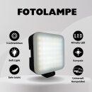 Foto Lampe LED Mini Selfie Licht Kamera Hot Shoe Cold 1/4" Video Stativ Adapter