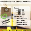 5 x Staubsaugerbeutel für Kärcher 6.959-130 WD3...