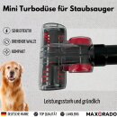 Mini Turbobürste Tierhaare Fusseln Staubsauger 32mm...