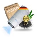 Premium Aktivkohlefilter 100mm Grow für Growbox Zelt...