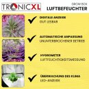 Luftbefeuchter automatisch mit Hygrometer für Growbox Growzelt Growschrank Pflanzen