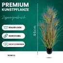 Premium Dekogras Kunstpflanze Zyperngras 95cm hoch...