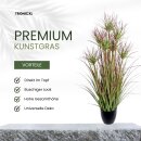 2 Stück Premium Dekogras Kunstpflanze Zyperngras 95cm hoch groß Ziergras Busch