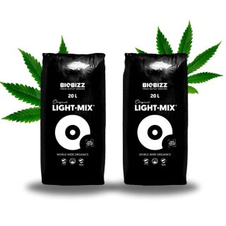 2 Säcke Light Mix Grow Erde für Cannabis Anzucht & Blüte Lightmix