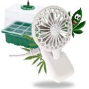 Mini USB Ventilator Grow mit Clip Klipp Klemme...