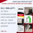 IPX4 Premium 100mm Abluft Zuluft Grow Lüfter Ventilator für Growbox