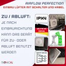 IPX4 Premium 125mm 150m³/h Abluft Zuluft Grow Lüfter Ventilator für Growbox