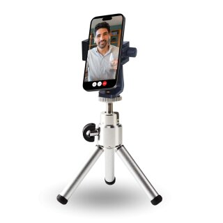 TronicXL Mini Smartphone Stativ drehbar Halterung Ständer Tripod Handy klein Foto Video höhenverstellbar