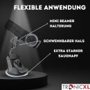 Saugnapf Halterung für Mini Beamer 1/4" Schraube kompatibel mit Anker Wimius XGIMI Mars Vankyo Lesure Victising Andoid