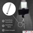 Mini Smartphone Stativ mit Licht Influencer Tripod drehbar mit LED Lampe Ständer Halterung