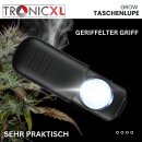 Lupe für Grow mit LED Leuchte Lampe für Growbox Anbau Eigenanbau Taschenlupe Schädling Pilze