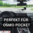 Saugnapf Halterung für Osmo Pocket DJI 1 2 3 Gimbal Ständer Befestigung Auto KFZ Scheibe