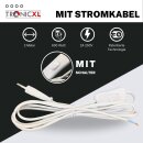 100mm Abluft Zuluft Lüfter Inline Ventilator mit Kabel Stecker Schalter 230V für Steckdose