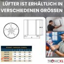 250mm Premium Industrie Axial Rohrlüfter Metall Abluftventilator Lüfter Zuluft Abluft Rohrventilator