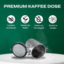 Kaffeedose 500ml luftdicht Aufbewahrungsdose I Alu Dose...