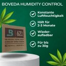 Kräuter Aufbewahrungsdose 250ml luftdicht Dose + Boveda Pack 62% Grow Aufbewahrung Ernte