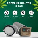 XL 500ml Aufbewahrung Dose Metall Grow + Boveda 62% Grower Box Container