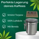 3x Metall 250ml Kräuter Box Stash luftdicht Boveda Pack 62% Grow Aufbewahrung Ernte Dose