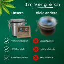 3x Metall 250ml Kräuter Box Stash luftdicht Boveda Pack 62% Grow Aufbewahrung Ernte Dose