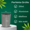 Premium Grow Kräuter Dose für Bubatz Stash Box + Boveda 62% Aufbewahrung Metall