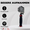 Actioncam Aluminium Handgriff Griff kompatibel mit DJI Osmo GoPro Hero Hero+ 3 4 5 6 7 8 9 10 11 12 13 Session Action Cam Kamera Halterung Actionkamera