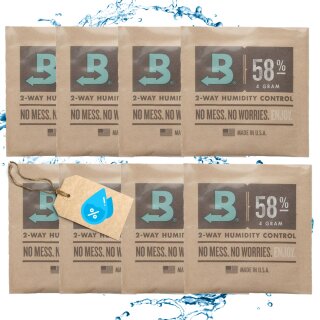 8 x Größe 4 I 58% Boveda Cannabis Grow Aufbewahrung Grower Pack