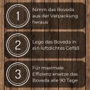 4x Größe 8 Boveda 58% Grow Aufbewahrung Luftfeuchtigkeit Regulierer Zubehör Pack Packs Size 8