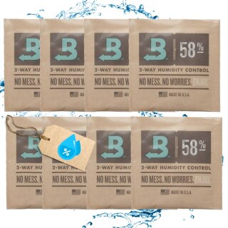 8x Größe 8 Boveda 58% Pack Grow Grower Zubehör für Growbox Ernte ernten