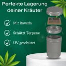 3 Stück 58% Premium Grow Aufbewahrung Case Aufbewahrungsdose mit Einsatz 250ml kompatibel mit Boveda + Pack Größe 4