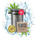 2 Stück 58% Premium Kräuter Aufbewahrungsdose 500ml luftdicht kompatibel mit Boveda + Pack Größe 8 Grow Aufbewahrung Ernte Dose Behälter Vorratsdose Metall Container Stash Box