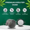 3 Stück Premium Kräuter Aufbewahrung Dose 250ml...