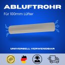 104mm Rohr 50cm für 100mm Lüfter Abluft...