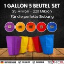 5er Bubble Bags 1 Gallone Grow Hash Kräuter...