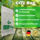 2 Stück CO2 Bag Tüte Kohlendioxid Grow Booster...