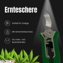 Premium Grow Ernteschere Gartenschere Schere gebogen...