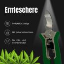 Premium Grow Ernteschere + Trimmschere Set Gartenschere...