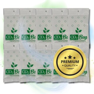 10x CO2 Bag Blüte Booster Grow Bags für Growbox Blütephase kohlendioxid-tüte für Pflanzen Zelt Zubehör Eigenanbau Grower