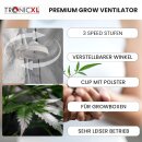 2 Stück USB Ventilator Grow mit Clip Klipp Klemme Klemmventilator I Clipventilator für Kingpower Growbox Growschrank Secret Jardin GrowPro