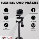 30-60m Stativ Tripod Kamerastativ kompatibel mit DJI Osmo GoPro Hero Hero+ 3 4 5 6 7 8 9 10 11 12 13 Session Action Cam Kamera Halterung Actionkamera + Tasche Tisch