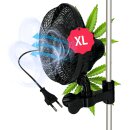 2 Stück Oszillierender Grow Clip Ventilator oszilierend für Growbox Belüftung Zuluft Abluft Umluft