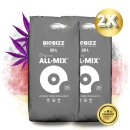 All Mix Grow Erde für Anzucht & Blüte 2 Sack a 20 Liter = 40L Allmix Autoflower Growerde Grower kompatibel mit Growbox Zubehör Anbau