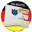 Maxorado 10 x Staubsaugerbeutel für Miele GN Serie S2 S4 S5 S6 S8 S8340 S8360 Complete C2 / C3, Classic C1 + Filter Set Staubbeutel Filtertüten