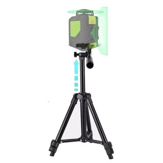 30-60cm Laserstativ Stativ Laser Baustativ 1/4 Zoll + 3/8 Zoll Nivelliergeräte kompatibel mit Bosch Tacklife etc