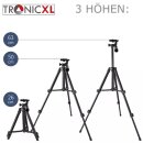 30-60cm Laserstativ Stativ Laser Baustativ 1/4 Zoll + 3/8 Zoll Nivelliergeräte kompatibel mit Bosch Tacklife etc