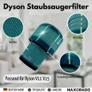 8 Staubsauger Filter für Dyson 970013-02 V11 V15 SV14 Absolute Animal Extra Detect Drive Akku Staubsauger Ersatzfilter